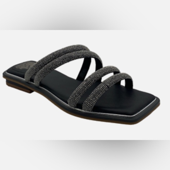 Vince Camuto Suede Shine Sandals - Peomi - Picture 1 of 8